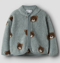 Teddyjacke Bären mint