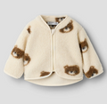 Teddyjacke Bären beige