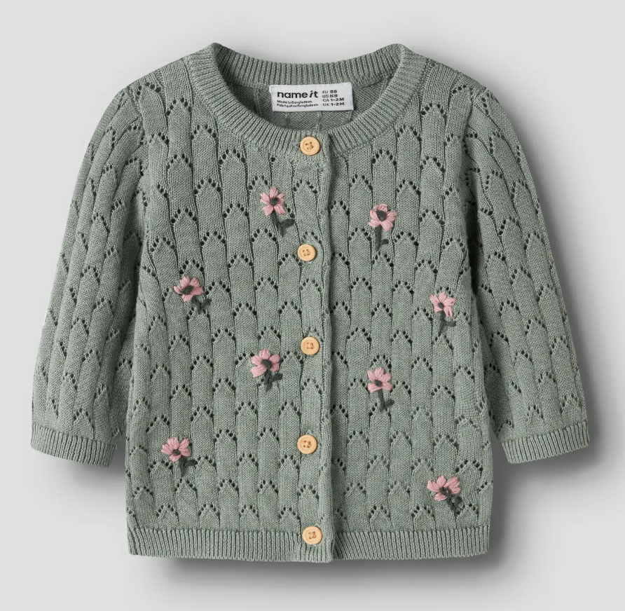 Strick Jacke Green Milieu