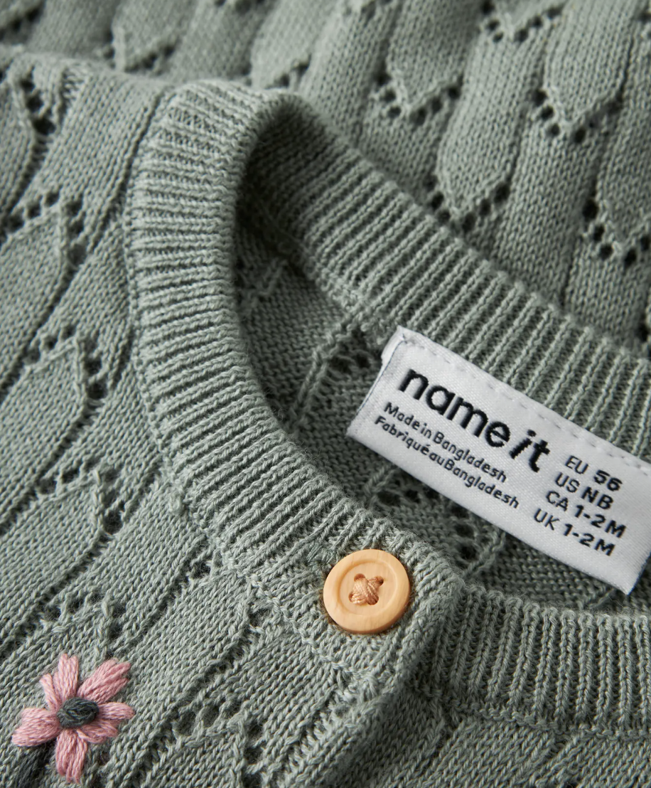 Strick Jacke Green Milieu