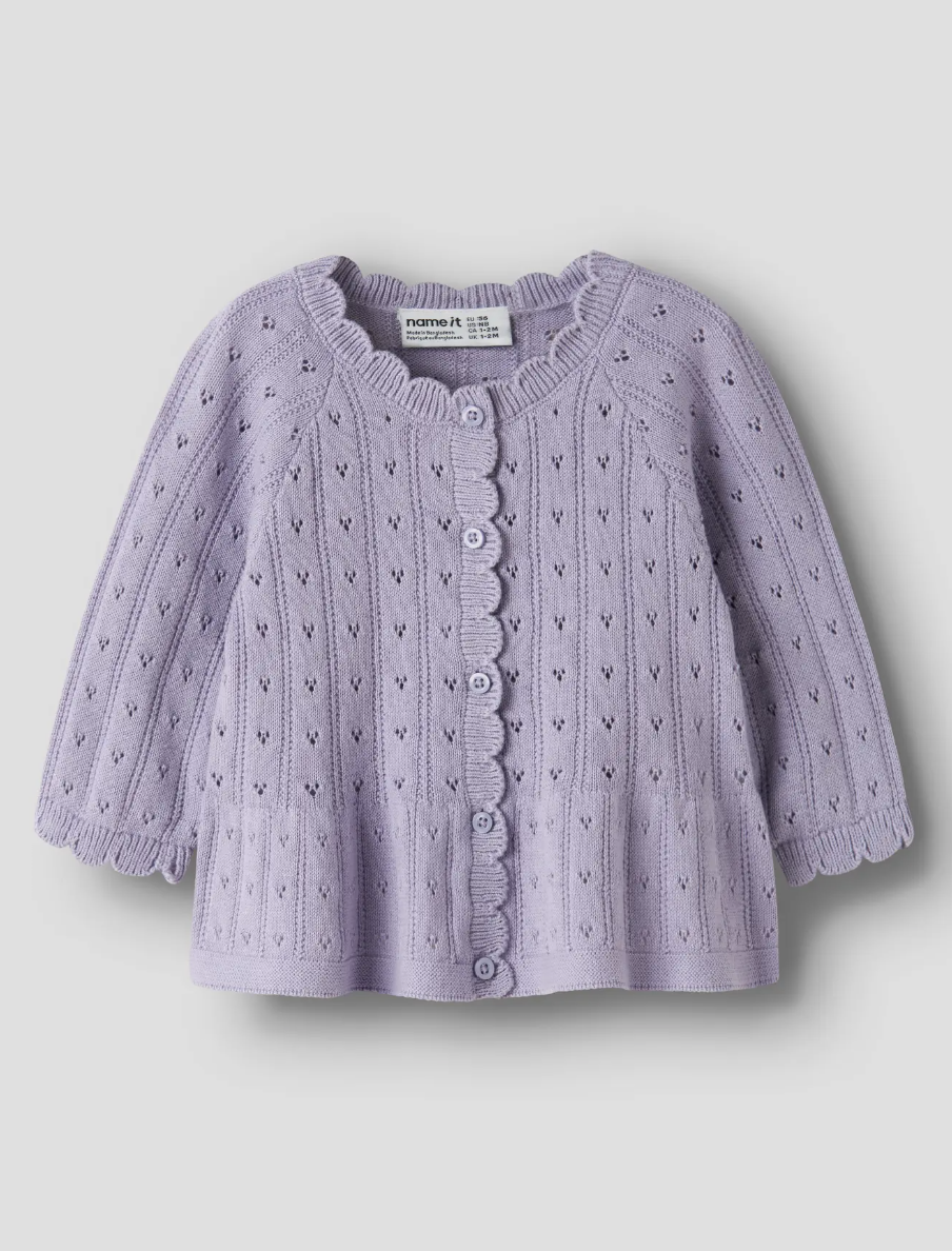 Strickjacke Lila