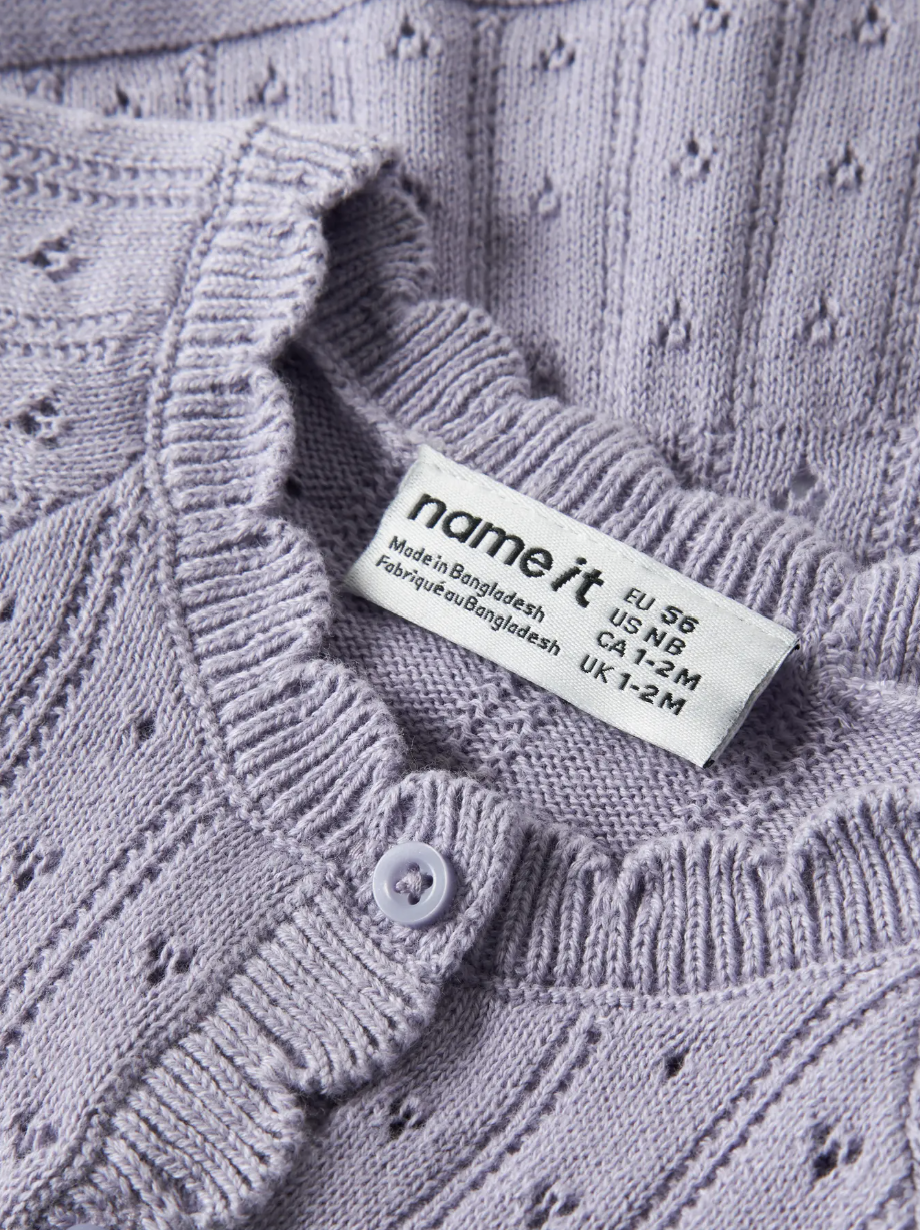 Strickjacke Lila
