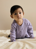 Strickjacke Lila