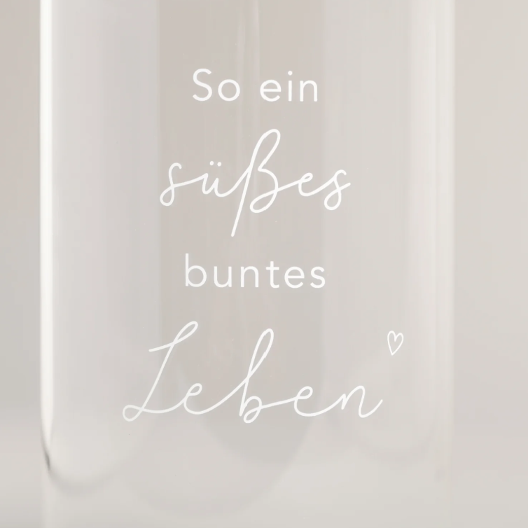 Vorratsglas Süsses Leben 19cm