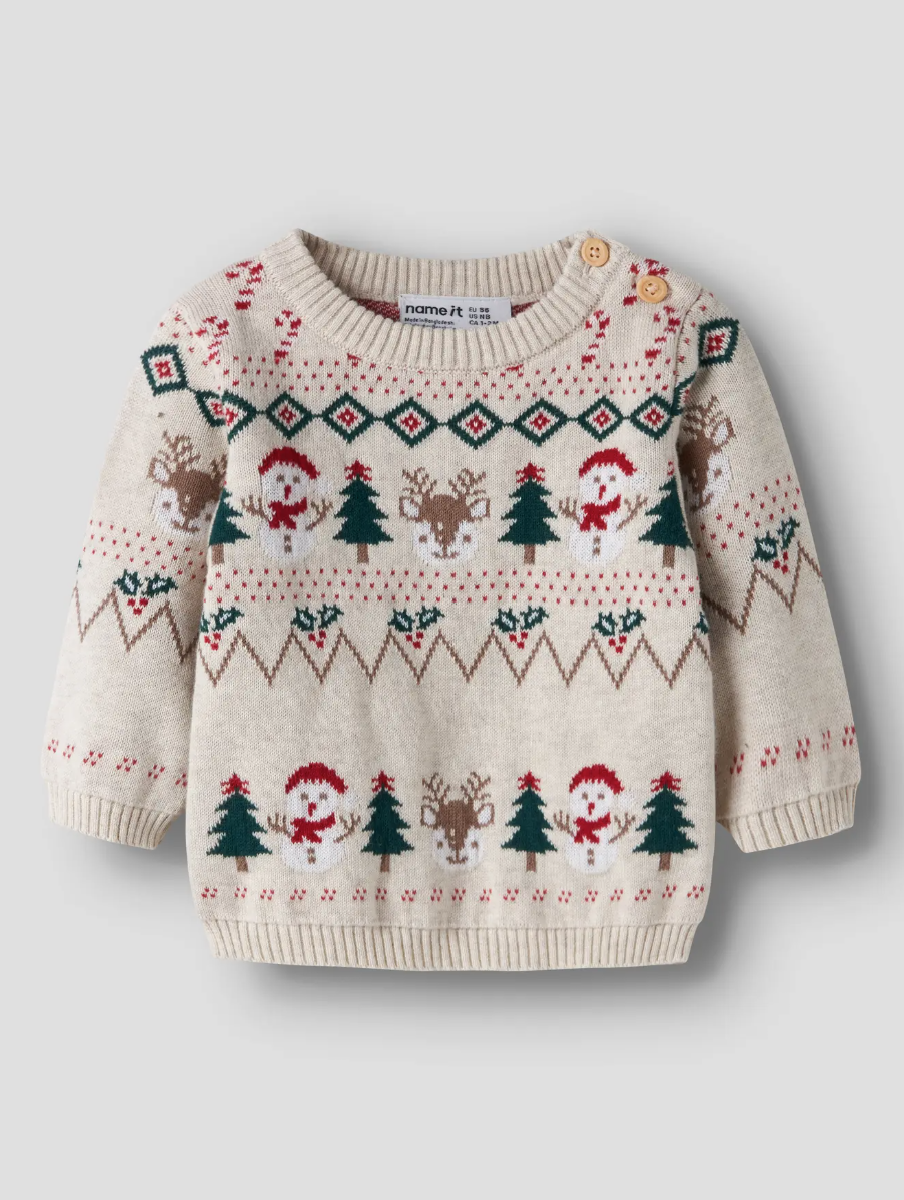 Bio-Baumwoll Weihnachts Pullover