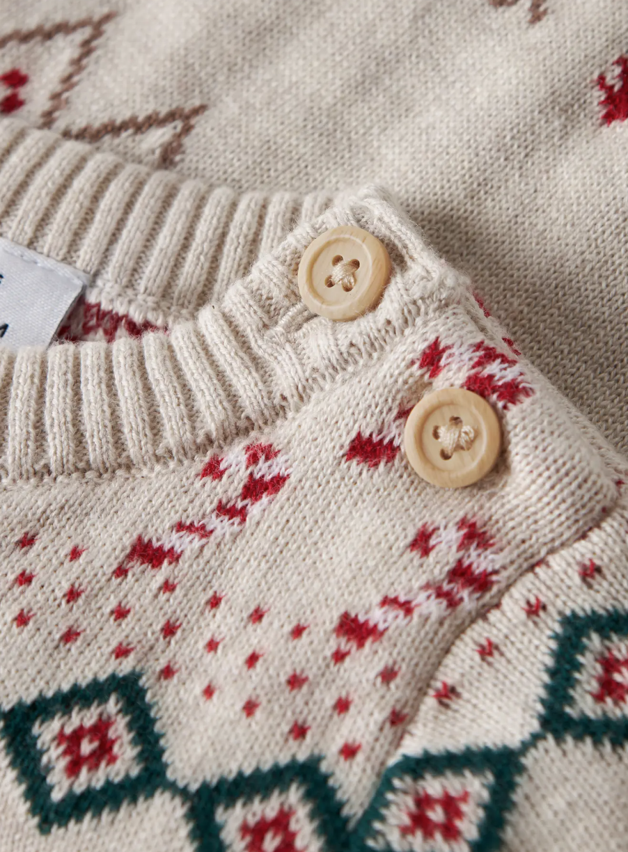 Bio-Baumwoll Weihnachts Pullover