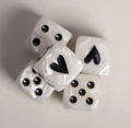 Spielwürfel Perlmutt