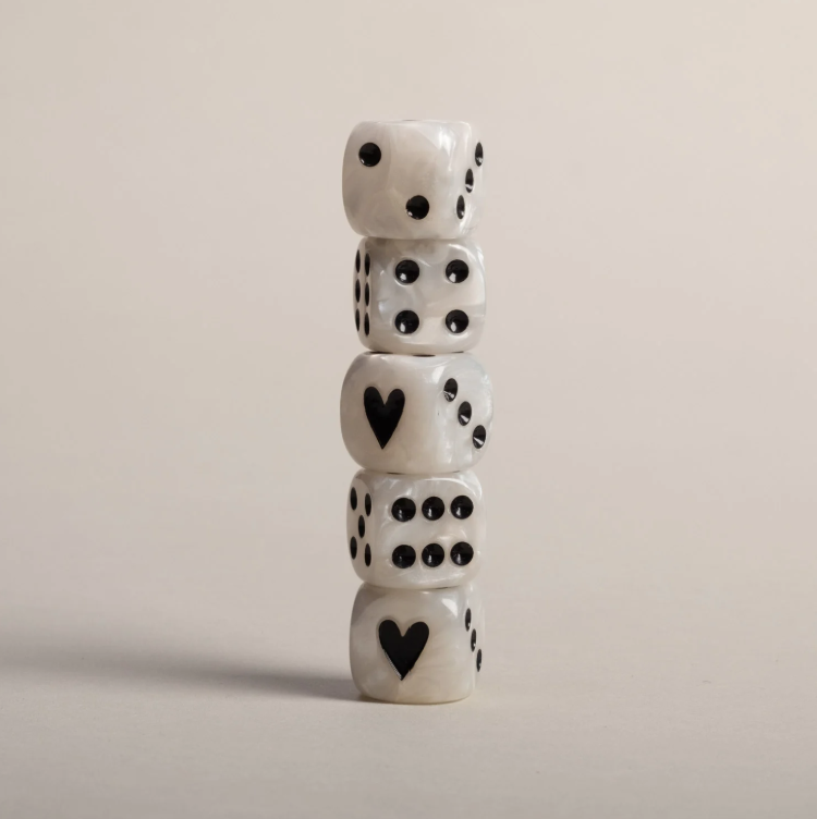 Spielwürfel Perlmutt